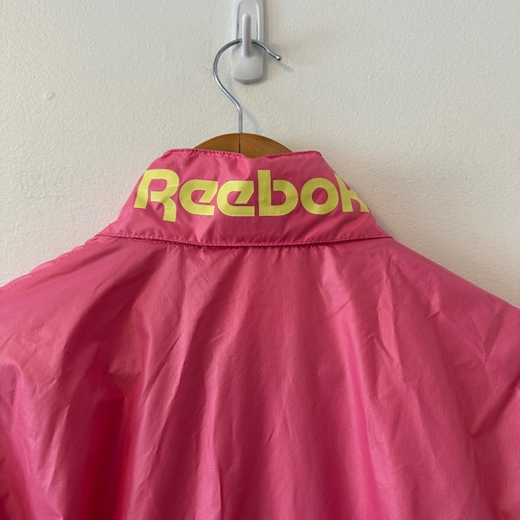 Reebok Vintage Pink and Red Zip Up Windbreaker Jacket - Picture 6 of 10